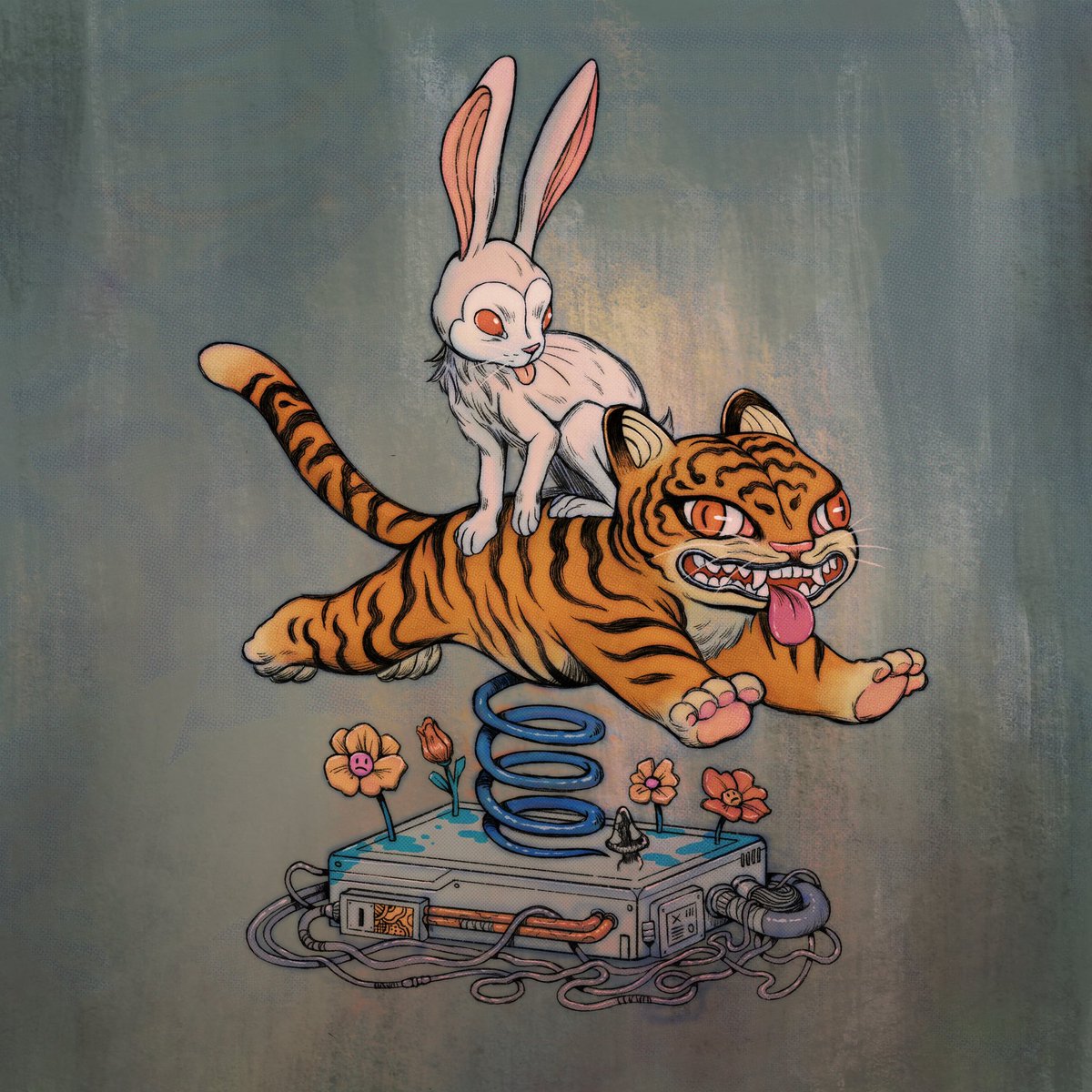 damiandidenko's tweet photo. Expectations 2022
Personal work, iPad + @Procreate 
#illustration #drawing #sketchbook #GraphicDesign #lowbrow #popsurrealism https://t.co/Cn1q0U6HF1