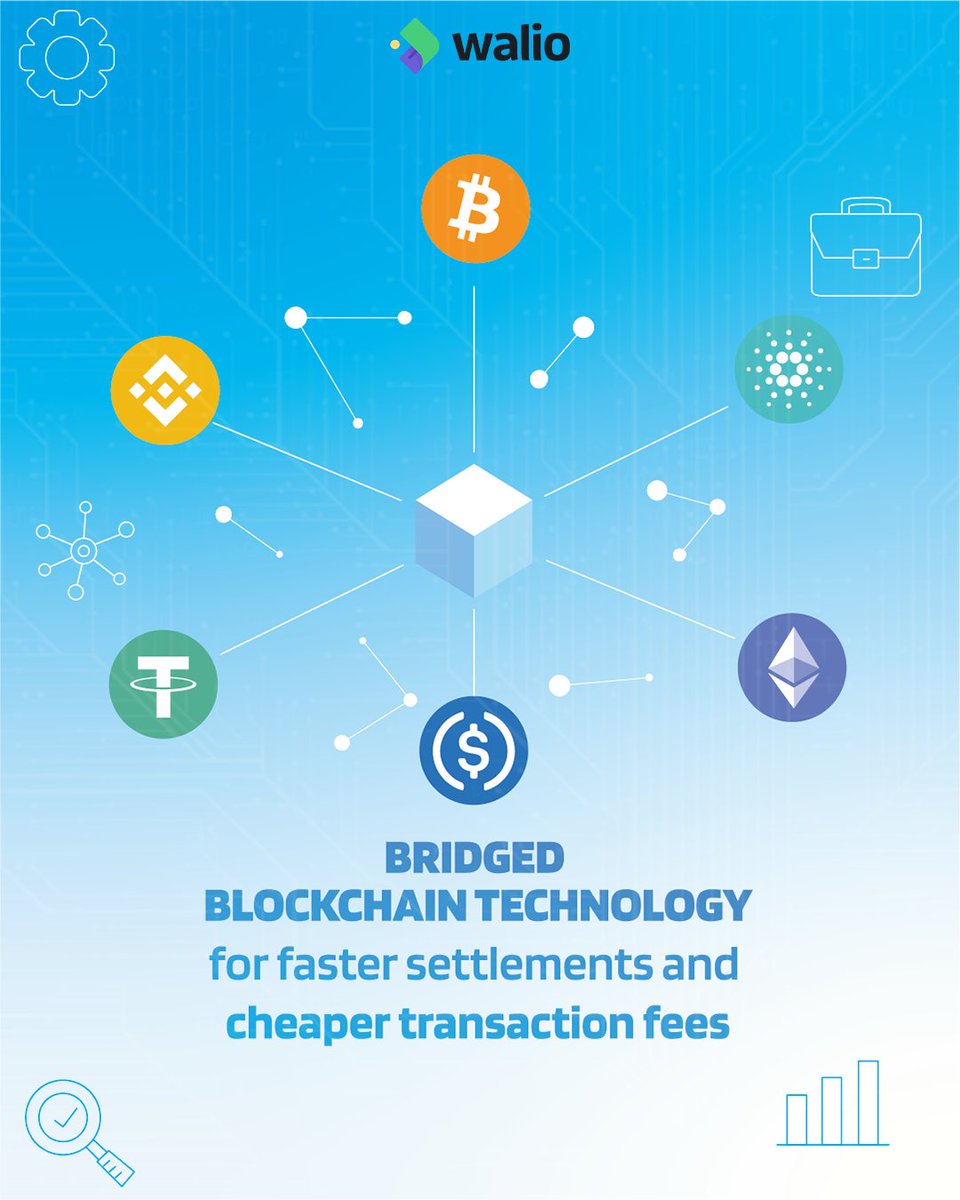 walio_official's tweet photo. Bridged #Blockchain technology is the next-generation, real-time, Lowest #Cost and Real-Time #transaction alternative. Bridged Blockchain aims to solve issues with slow transaction times, high cost and complicated systems for all kinds of financial products. 💸 https://t.co/yTrp2dWGmJ