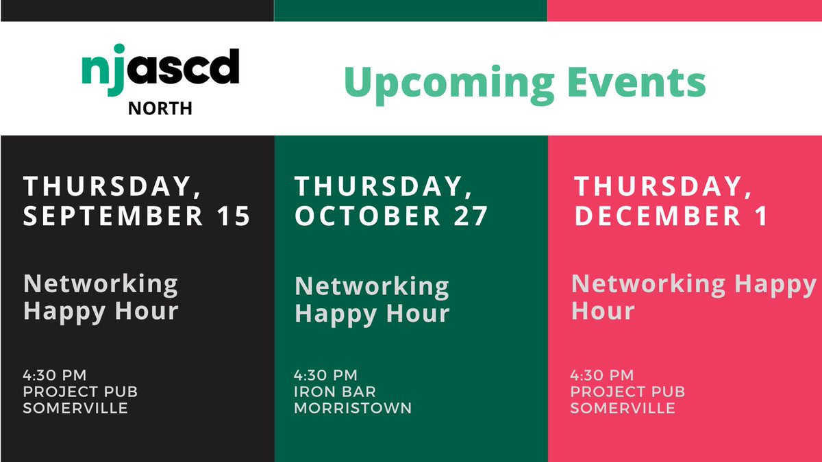 Hope you can join us for our upcoming events in September, October, and December.
Make sure you’re on our email list for these future events + more! Email: njascdnorth@gmail.com!