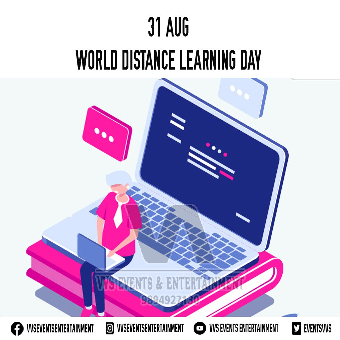 EventsVvs's tweet image. World Distance Learning Day 
World Distance Learning Day 2022

#WorldDistanceLearningDay
#WorldDistanceLearningDay2022
#DistanceLearningDay
#DistanceLearningDay2022