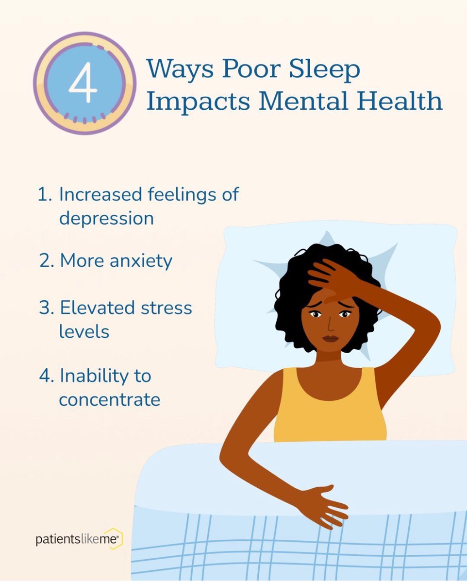 HUCounseling's tweet photo. PRIORITIZE SLEEP
Did you know?? sleep problems can lead to changes in mental health, but mental health conditions can also worsen problems with sleep. 
Lack of sleep may trigger the onset of certain psychological conditions.
.
#getrest #sleep #6-8hours #nightly #HUCS #Selfcare https://t.co/Qtl17oIxaO