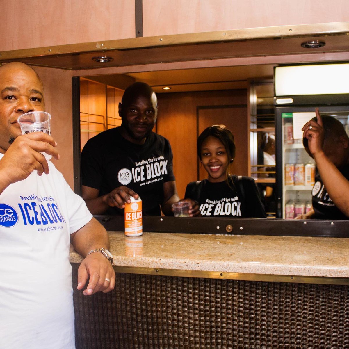 IceBrands's tweet photo. We got to host a block party this past weekend on a train from Johannesburg to Durban for the @ComradesMaratho 2022 in partnership with @PRASA_Group 

Breaking the ice with Ice 🧊 Block. https://t.co/jqe3EuSqdm