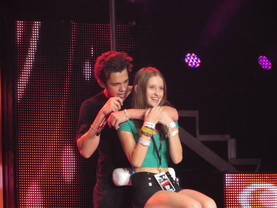 8 years ago today: <a href="/AustinMahone/">Austin Mahone</a> sings to his favorite #UGirl acclaimed model and social media pioneer <a href="/uniquelymarina/">Marina</a> at <a href="/CreditOneStad/">Credit One Stadium</a>