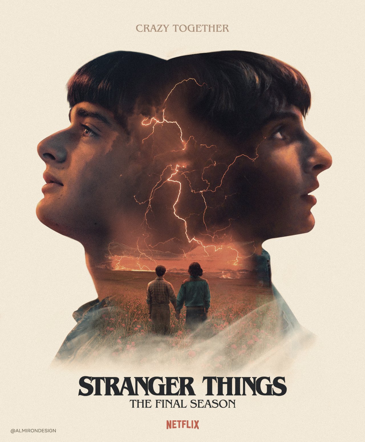 Axel Almirón on X: STRANGER THINGS 5 POSTER FANART 🔥🕰️ Hawkins Will  Fall #strangerthings #strangerthings5  / X