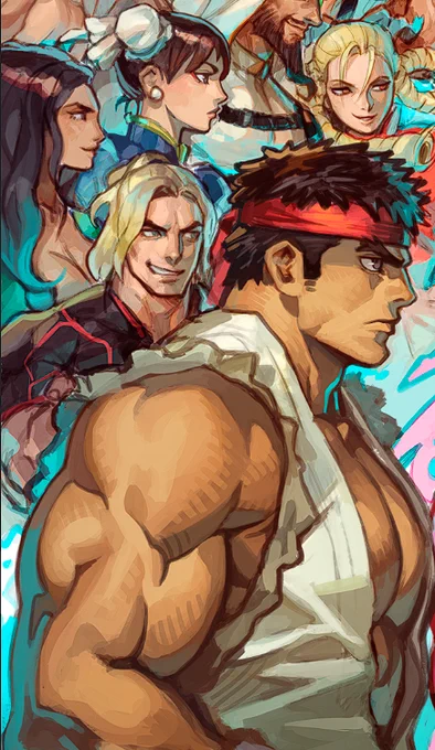 I wanted touch up this old SF5 art to possibly make  prints of it, so far i have only updated  Ryu and Chun li's face but the difference is notorious, my art has changed quite a bit for the better i wanna think :)(god i hope i have the will to finish it )Before------After 