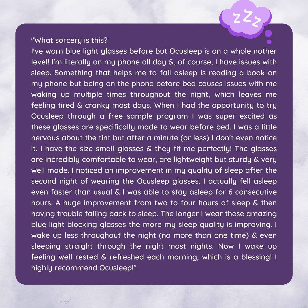 ocusleep's tweet photo. We love a thorough positive review! 😌
#ocusleep #sleepaid #troublesleeping #sleeplovers #insomnia #sleepdeprived #sleep #sleeptalk #sleepplants #sleepy #sleeping #sleepyhead #sleeptime #sleepaid #sleepwell #sleepless #sleeptight #sleepytime #SleeplessNights #sleeper https://t.co/rbJEKKm29H