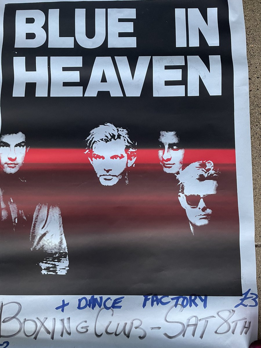 michaelGerrard9's tweet photo. Another rare poster from The Boxing Club in Drogheda. #blueinheaven #LouthChat @BelfastHourNI @hotpress @drogindo https://t.co/PUOHvFsxSX