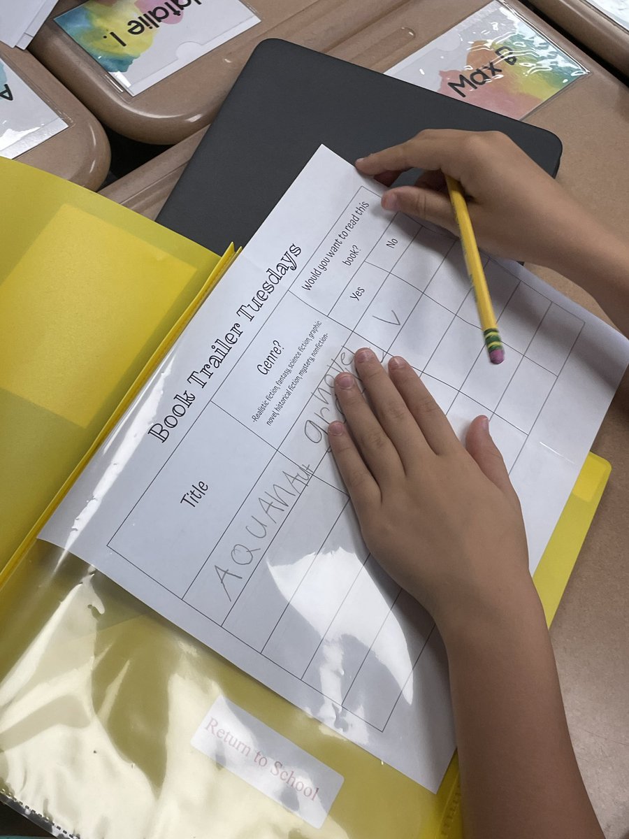 Ms. Mileham (@marimilehamihes) on Twitter photo We started a new tradition today called #BookTrailerTuesday and it was a hit! This is a great way to expose students to new books 📚 <a href="/IHElementary/">IHElementary</a> #ihpromise We started a new tradition today called #BookTrailerTuesday and it was a hit! This is a great way to expose students to new books 📚 <a href="/IHElementary/">IHElementary</a> #ihpromise