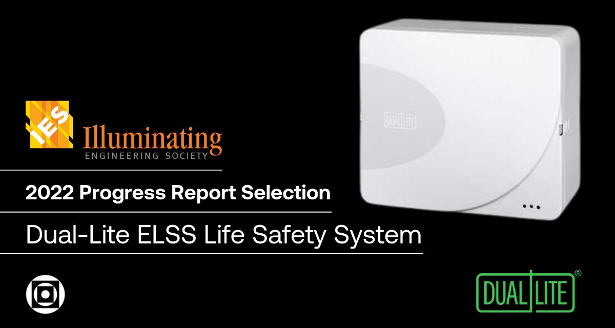CurrentLighting's tweet photo. The Dual-Lite ELSS Life Safety System was recognized by the Illuminating Engineering Society as a 2022 Progress Report Selection! Click here to earn more about this lighting solution: https://t.co/4DOopByG6g

Read about our five other selections: https://t.co/bPxdI4Bwps

#IES https://t.co/JnrEz3hCop