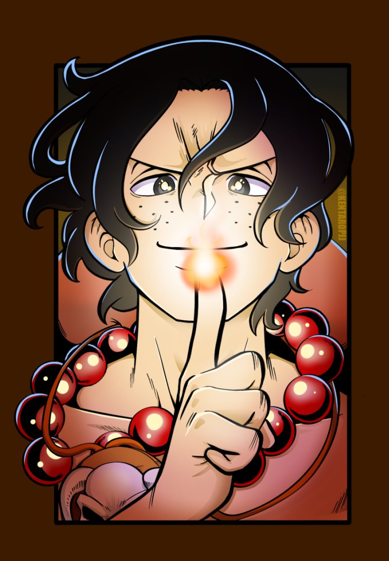「PORTGAS D. ACE - ONE PIECE 」|James Valle @ KawaiiKon 504のイラスト