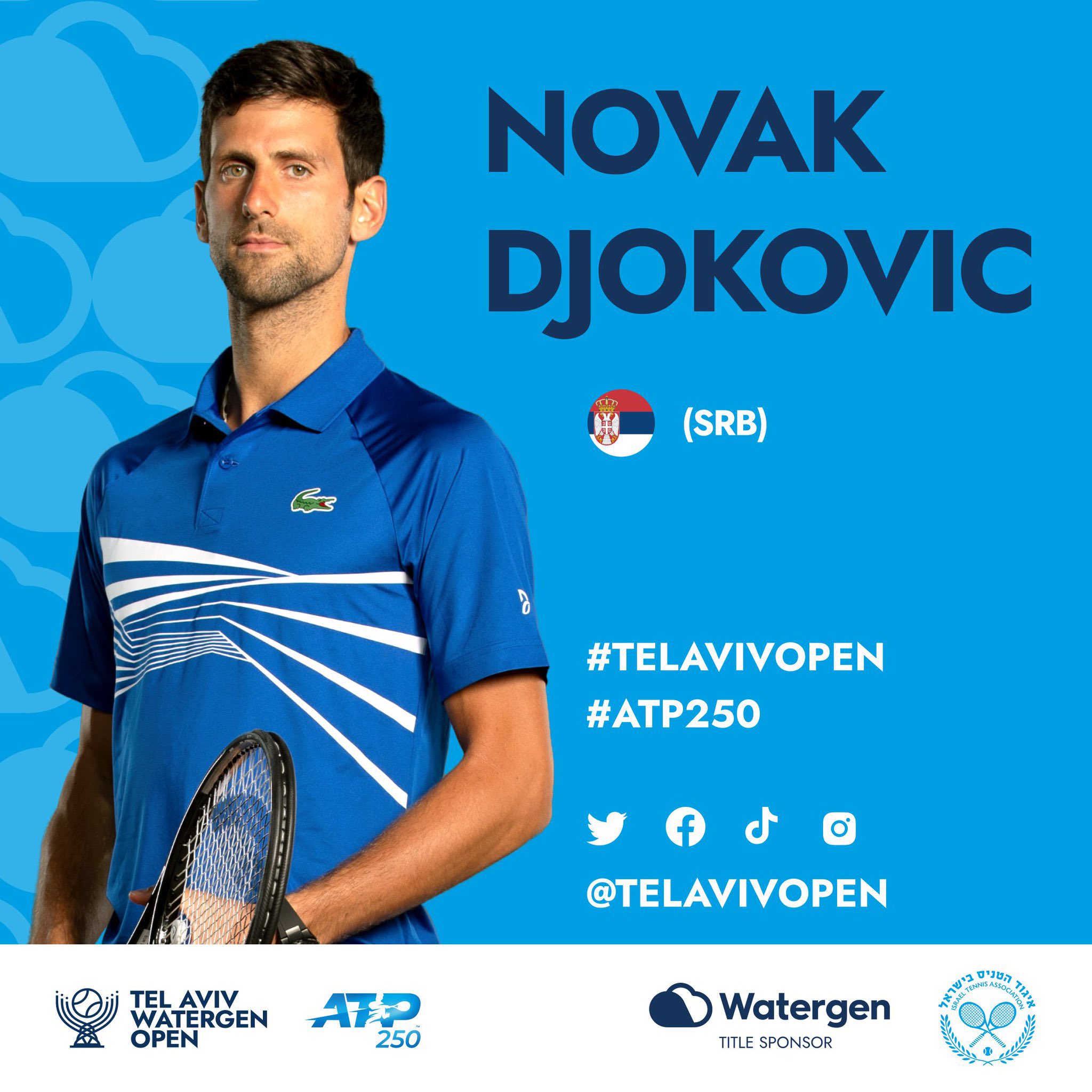 Djokovic Fan On Twitter Novak Will Play The ATP 250 In Tel Aviv Djokovic fan on twitter novak will play the atp 250 in tel aviv