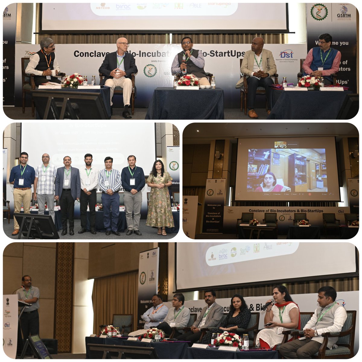 STBI_DSTGoG's tweet photo. It was our honor to host Hon'able Minister S&amp;T, Shri @jitu_vaghani at Conclave of Bio-Incubatiors and Bio-start-ups, Gandhinagar. He interacted with the Start-ups incubated at STBI and encouraged them for innovations.
#startups #innovation #incubator https://t.co/qoHADb5owU