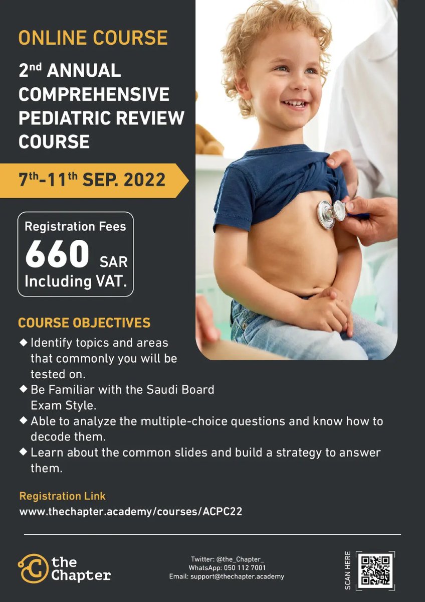 the_Chapter_'s tweet photo. Are you looking for a Paediatric comprehensive review for the board exams?

Don't miss:
The 2ND Annual Comprehensive Paediatric Review Course.

This course is created for you, to guarantee success in your Paediatric board examination.

Reserve your seats:
https://t.co/nqFM9iLQxu https://t.co/iVf41cy9Zd