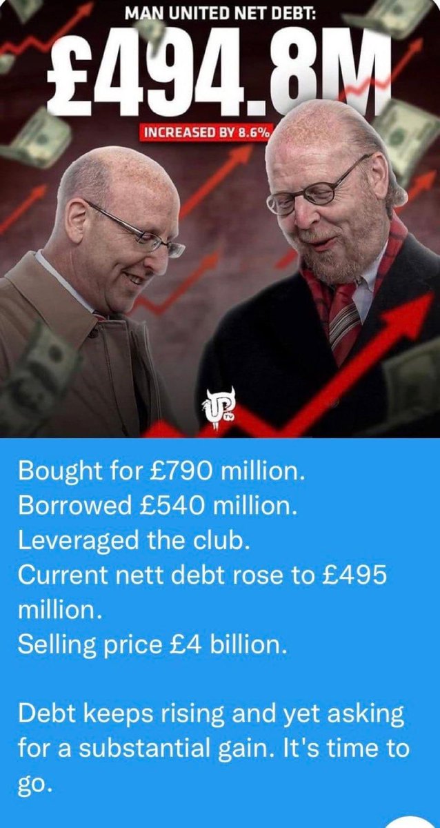 Glazers out tweet media