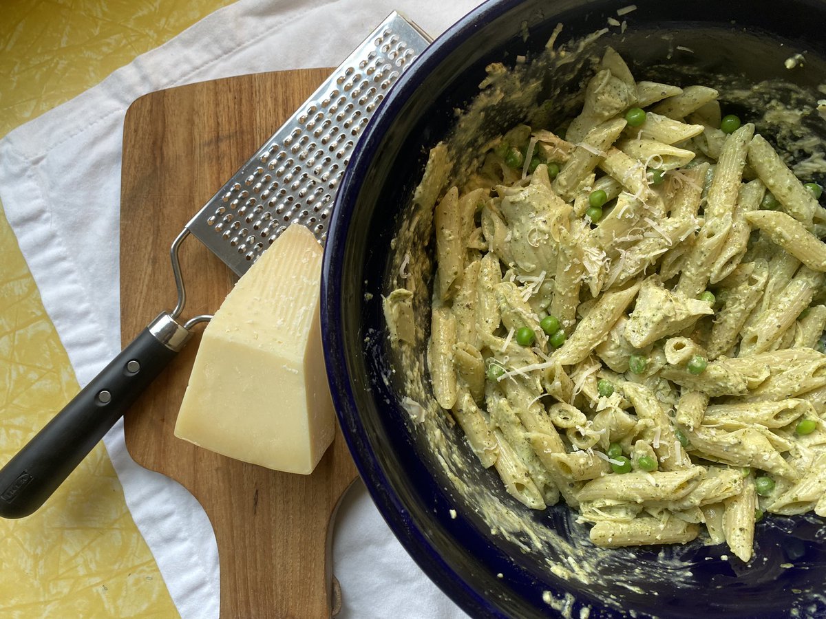 Bethany Jean Clement (@bjeanclement) on Twitter photo Calling all fans of <a href="/pagliaccipizza/">Pagliacci Pizza</a>’s old-school pesto pasta salad—yes, they actually discontinued it (!?!?!), and no, they won’t give out the recipe, BUT YES I have painstakingly reverse-engineered it for posterity! Travails and recipe right this way 💚 seattletimes.com/pacific-nw-mag… Calling all fans of <a href="/pagliaccipizza/">Pagliacci Pizza</a>’s old-school pesto pasta salad—yes, they actually discontinued it (!?!?!), and no, they won’t give out the recipe, BUT YES I have painstakingly reverse-engineered it for posterity! Travails and recipe right this way 💚 seattletimes.com/pacific-nw-mag…