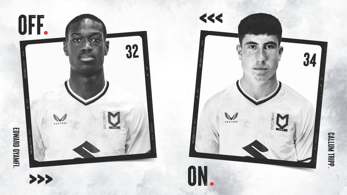 MKDonsFC's tweet photo. 🔁🔁

A senior debut for first-year scholar Callum Tripp 👏 https://t.co/lbWFjWDzCU