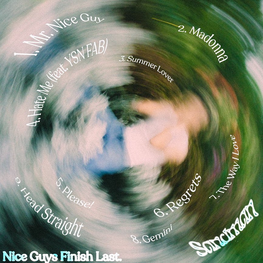 NICE GUYS FINISH LAST. 

OFFICIAL TRACK LIST