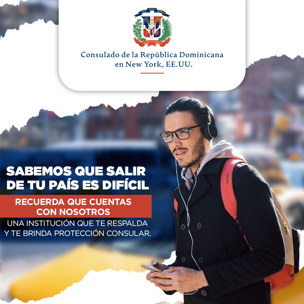 RDen_NY's tweet photo. Sabemos que salir de tu país es difícil. Recuerda que cuentas con nosotros. Una institución que te respalda y te brinda protección consular.
#RepublicaDominicana #ConsuladoDominicano #consuldomny #NewYorkCity #DominicanosDeNY #Serviresnuestrapasion #CulturaDominicana https://t.co/YvUO6MipWh