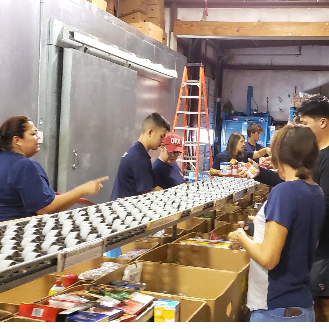 CCALewisville's tweet photo. Thank you to the Bent Tree Young Adults and YMSL - Castle Hills groups for volunteering Saturday to sort food and organize the food pantry and the food store! Thank you for your association with our cause!
#ccahelps #volunteers #volunteering #benttree #ymsl #castlehills #support https://t.co/19S0jbPSeN