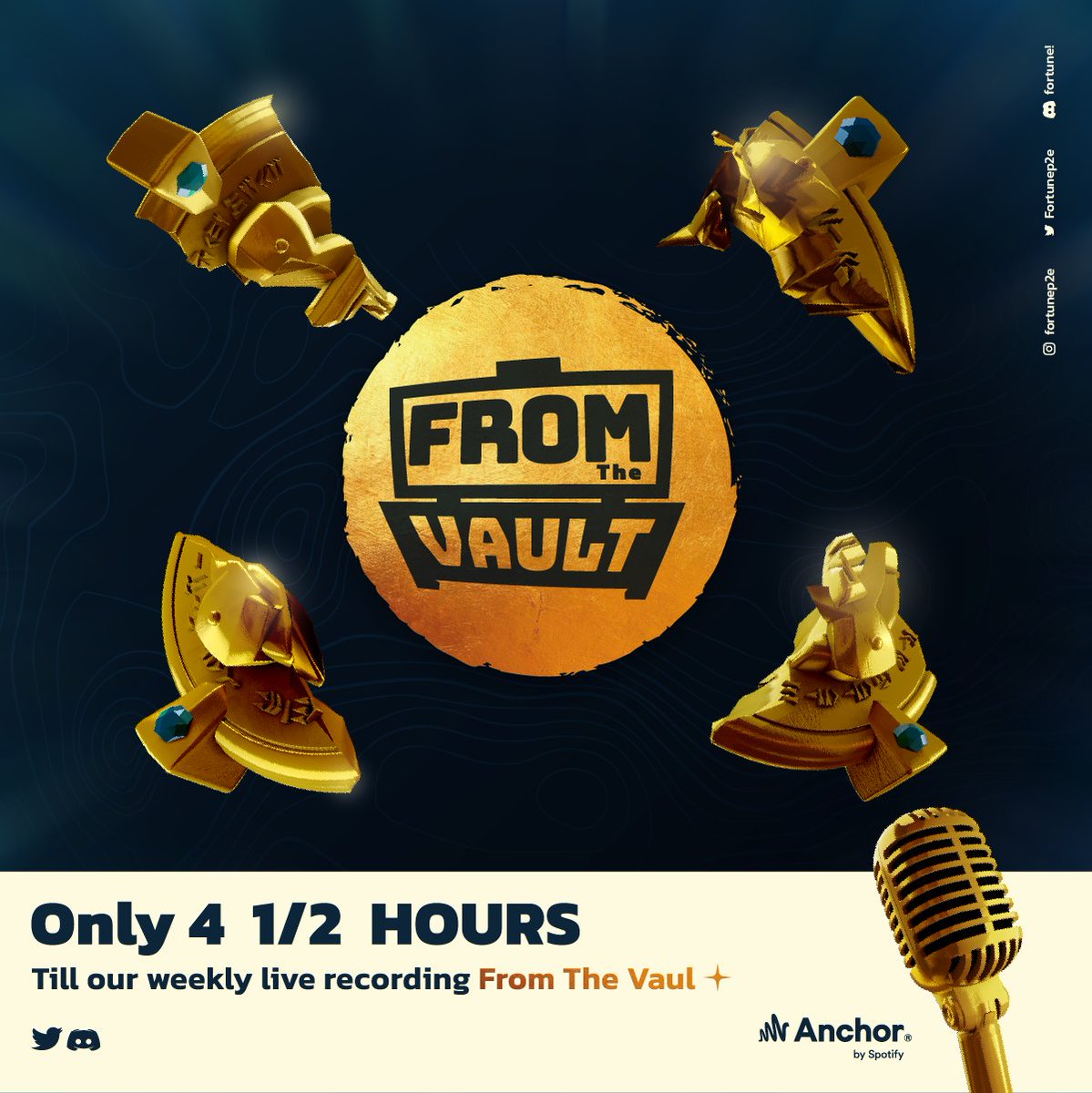 Fortunep2e's tweet photo. Only 4 1/2 HOURS till our weekly #liverecording of #FromTheVault takes place right here in Spaces! This will be a huge episode as we gear up with #TheResearchers to unlock the first 250 of the experimental #fragments initiative #TheGuild has recreated. https://t.co/aCbRqsHB7G https://t.co/SFRnrnk7pF