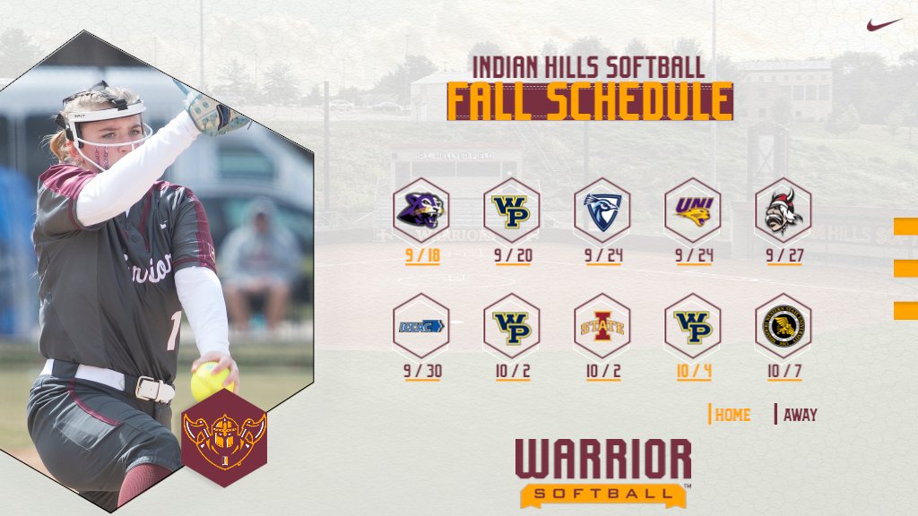 Warrior softball is on the way👏

After a record-setting year last season, <a href="/WarriorSoftball/">Indian Hills Softball</a> is set to open its fall campaign against both two and four-year colleges.

📰indianhillsathletics.com/sports/sball/2…