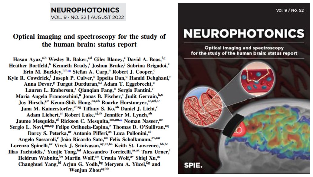 Felix Scholkmann (@fscholkmann) on Twitter photo Just published: the 65-page (!) review paper (with 516 references) on optical imaging & spectroscopy for the study of the human brain -> spiedigitallibrary.org/journals/neuro…
Edited by Erin Buckley (<a href="/buckley_lab/">BuckleyLab</a>) & Rickson Mesquita (<a href="/mesquitarc/">Rickson Mesquita</a>).
#fNIRS #neurophotonics #neuroscience Just published: the 65-page (!) review paper (with 516 references) on optical imaging & spectroscopy for the study of the human brain -> spiedigitallibrary.org/journals/neuro…
Edited by Erin Buckley (<a href="/buckley_lab/">BuckleyLab</a>) & Rickson Mesquita (<a href="/mesquitarc/">Rickson Mesquita</a>).
#fNIRS #neurophotonics #neuroscience