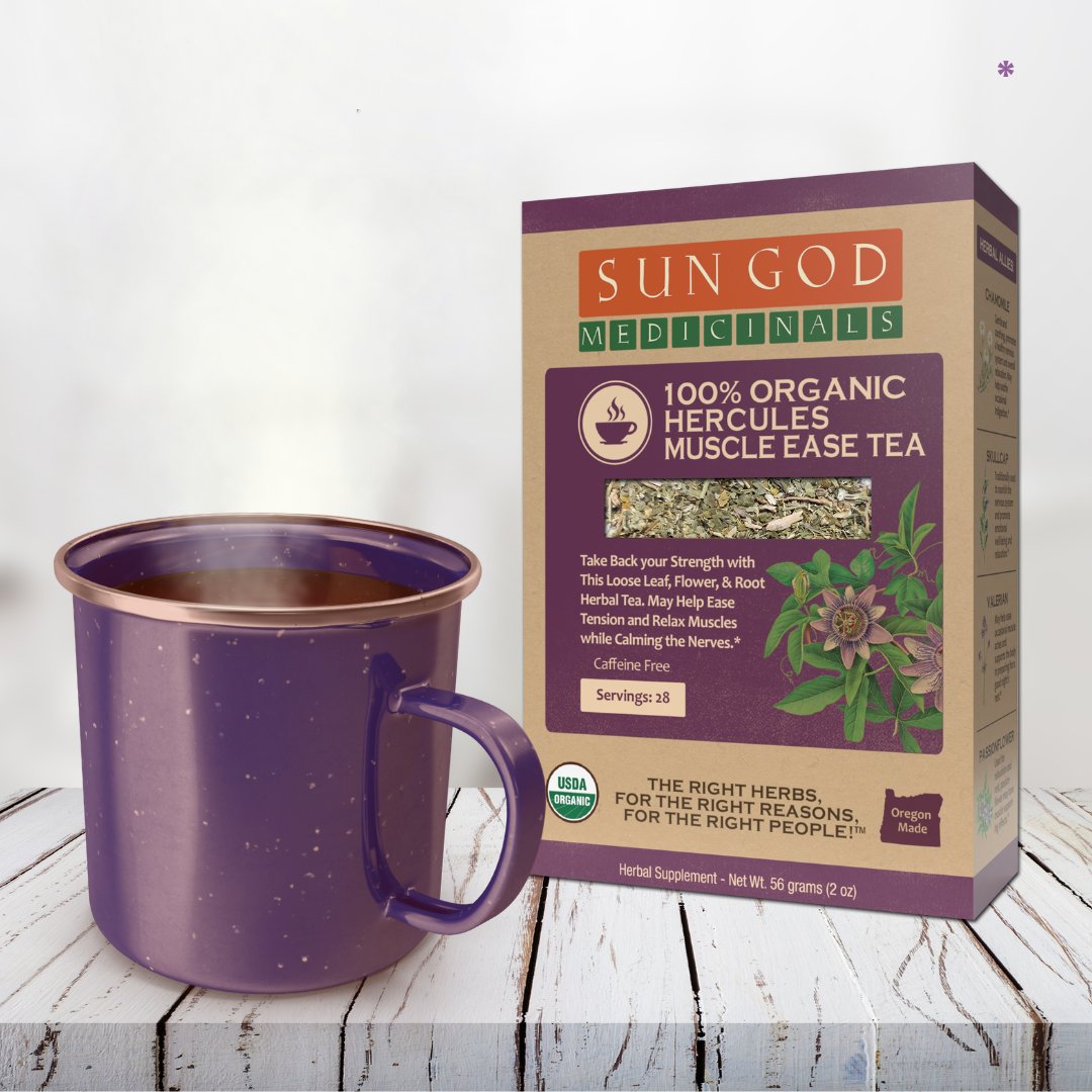 SunGodMeds's tweet photo. Summer fun can lead to sore muscles - tuck into a cup of Hercules tea and relax.

#tea #herbaltea #drinkyourherbs https://t.co/gXZd404Zqp