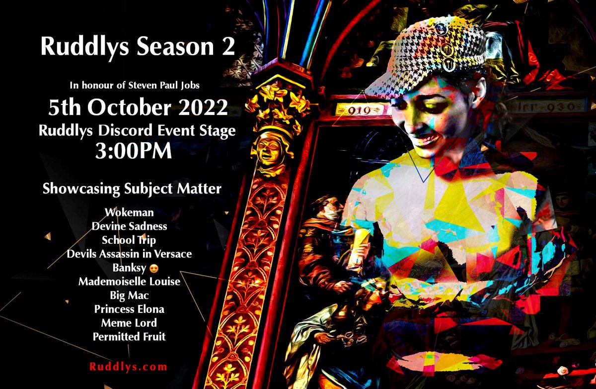 Ruddlys's tweet photo. Come join us for a fun event. Ruddlys Season 2 5th October 2022 https://t.co/liyh7kItDf https://t.co/FcaGtShYRM