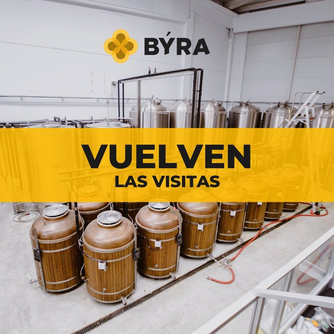 📣 ¡VUELVEN LAS VISITAS! Retomamos #BÝRAExperience para amenizaros la #vueltaalcole.
🗓️10 de SEPTIEMBRE
👉¡Pasaos por la #tiendaonline para las entradas!  bit.ly/3ODR13J 

#HomeBrewers #CervezaArtesanal #CervecerosNómadas