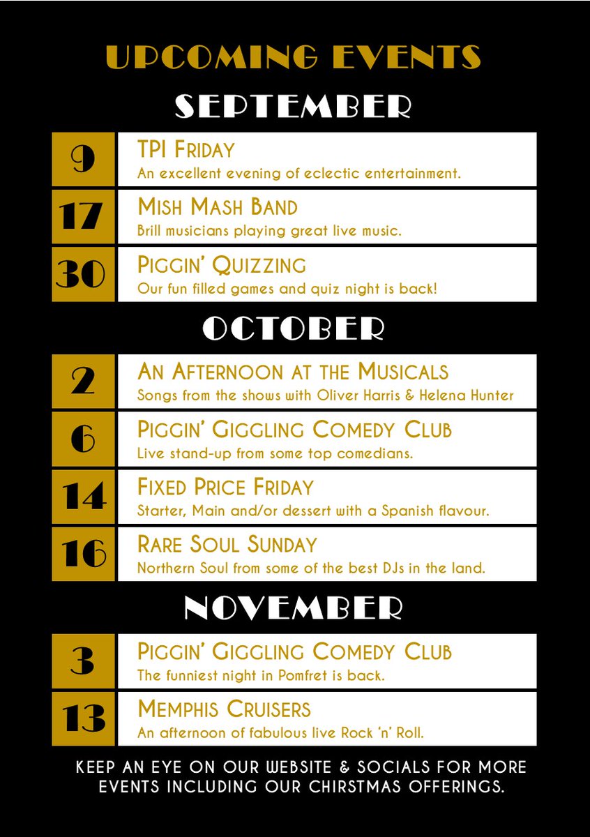 PigPonte's tweet photo. Post-Bank Holiday Blues? Why not book into one of our spiffing events this Autumn? We'd love to see you!🐷🐷🐷🐷❤️ https://t.co/ESt1CwNmOi