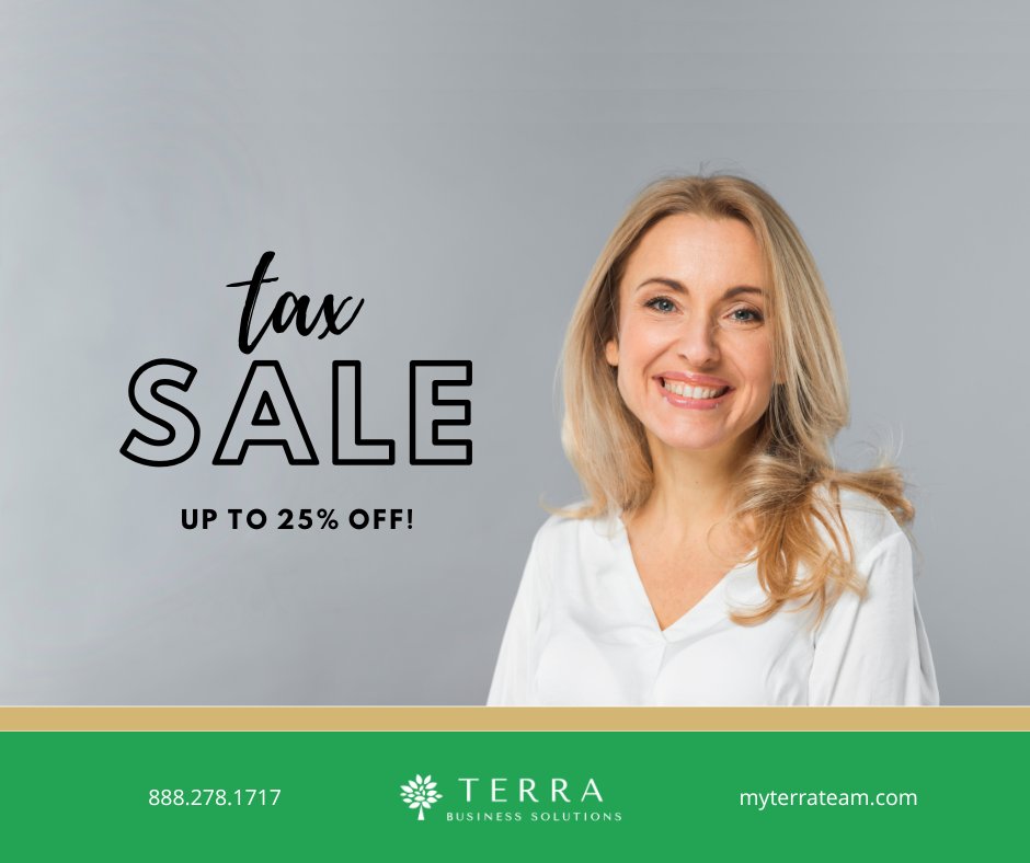 myterrateam's tweet photo. Until the end of the month, we are offering a 25% discount on Partnership and S-Corp Returns. 

Act now to lock in this discounted rate! https://t.co/dw7kU6bfeN

#TaxDeadlines #1120STaxes #1065Taxes #SCorpTaxes #ProactiveTaxPlanning #TaxFiling #taxsavings #2021businesstaxes https://t.co/LkeccOMCcA