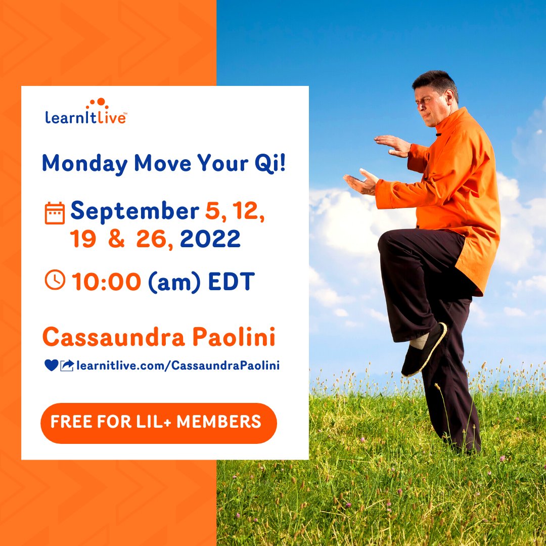 LearnItLive's tweet image. Register here: learnitlive.com/Class/Monday-M…

Learnitlive.com

#learnitlive #mondaymove #effectivepractices #Chipractices #moveyourQi #strengthenQi #increaseQienergy #clearblocks #designedtobefast #effective #regularroutine #overallwellbeing #energeticbodies #feelthedifference