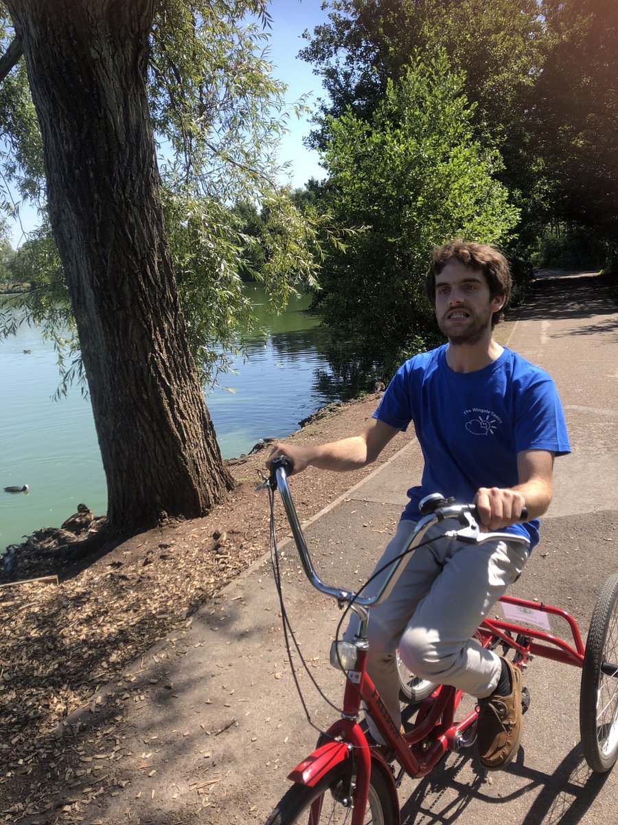 Choice_Support's tweet photo. Fundraising update! Alex continued his #fudraiser for @WingateCentre with a #sponsoredcycle in August through the scorching mid-day heat! #learningdisabilities https://t.co/bLGsDx6VX3