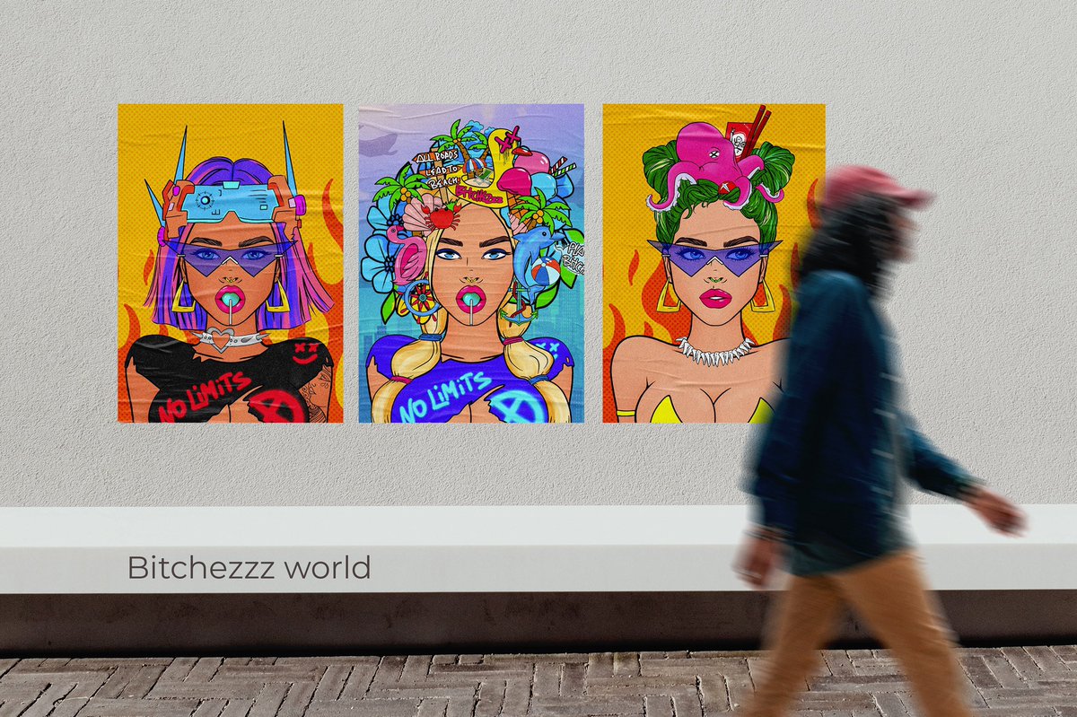 BitchezNFT's tweet photo. BCZZZ in the streets🔥
Get yourself one and start bragging to your friends about it😏😈
#metagirl #BCZZZ #cryptocommunity #ETH #femaleartists #trending #nft #nftgirls #nftchick #nftart #metaworld #metachicks #crypto https://t.co/gOmj9v78f1