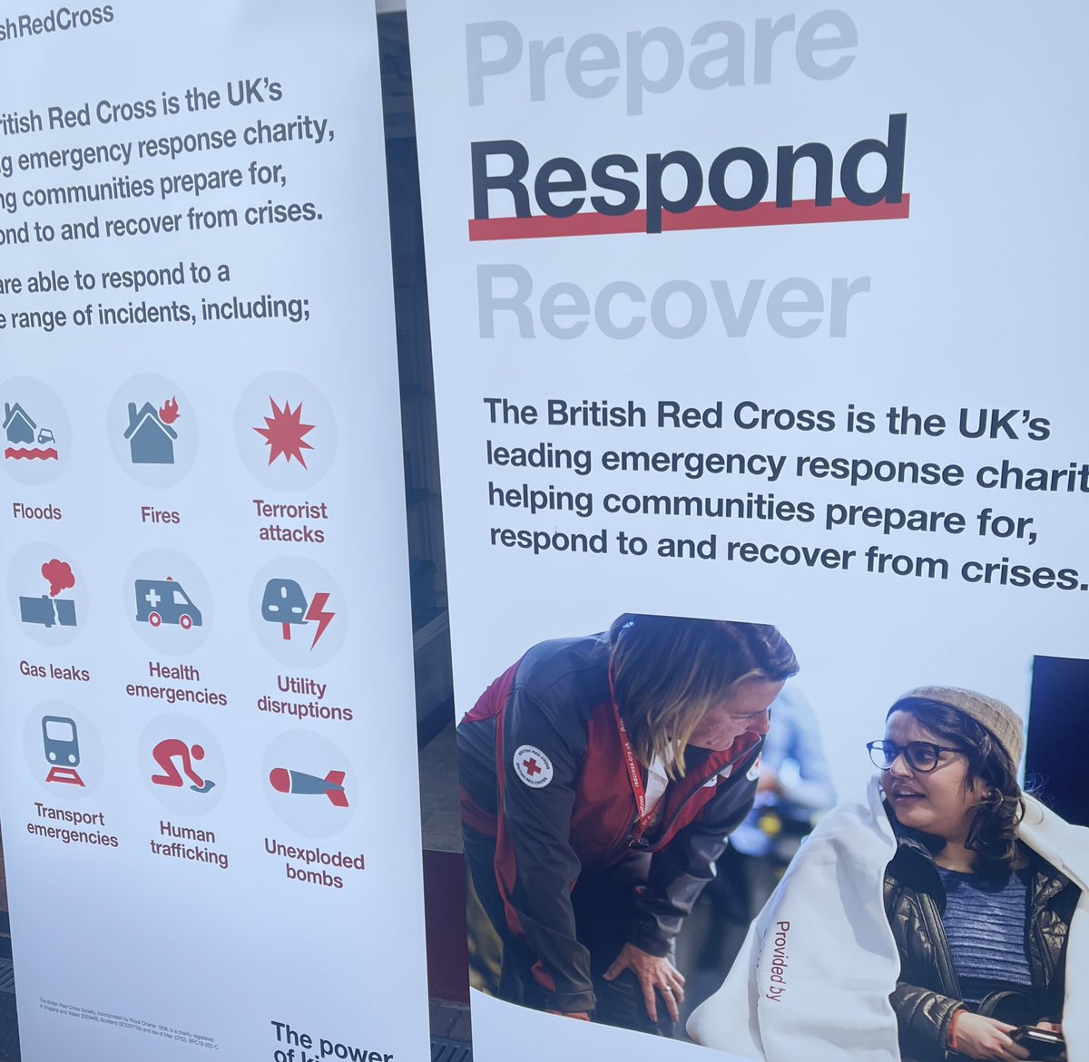 BenILCR's tweet photo. Thank you @instantprintuk for your fast 💨 and speedy service for #pullupbanbers for #commsandmarketing to promote @BritishRedCross #powerofkindness and #localresilient #emergencyplanning https://t.co/BrAQVV1Y0f