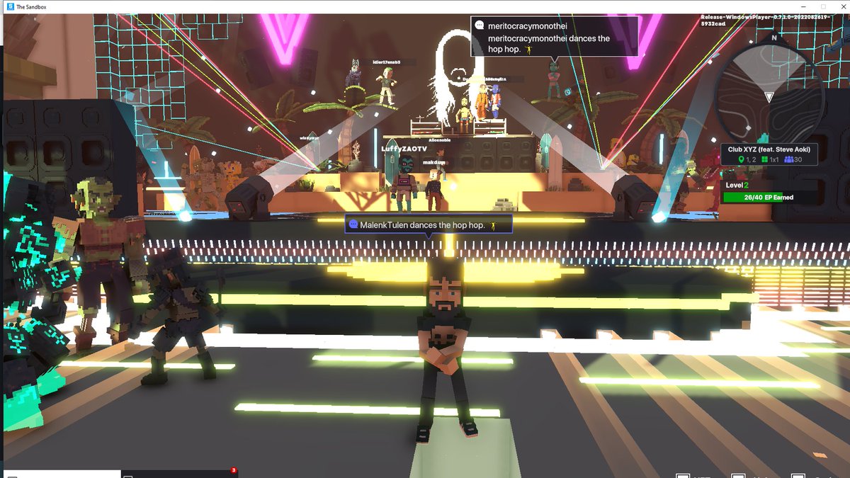 DimasKripto's tweet photo. @TheSandboxGame @steveaoki I just participated in the #SandboxAlphaS3Giveaway for a chance to win 500 SAND! On stage with Steve Aoki, check out my screenshot below!
👇 https://t.co/7BF1YwK022