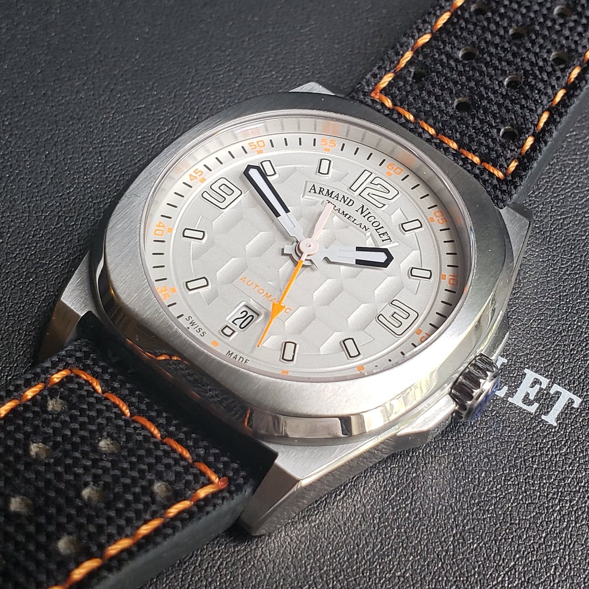 ShouldITimeThis's tweet photo. I have a couple GREAT reviews lined up / coming your way!  Next up is this @armandnicolet JH9..  You're gonna want to catch this one, so MAKE SURE YOU'RE SUBSCRIBED!  Link in my bio.

#ShouldITimeThis #ArmondNicolet #watches #watchlovers #watchcollector #WatchReviews https://t.co/jeU5JhfZ1Z