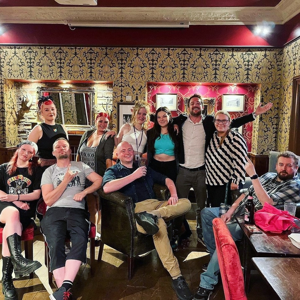 ScotComFest's tweet image. It's almost 8pm on August 30th and we've finally finished packout! 🥳
Here's just a few of the belters that helped make #SCF2022 happen. Special mention goes to Kirsty for ensuring Rick and Sully didn't actively try to kill each other during week 3!

#edfringe #edfringe2022