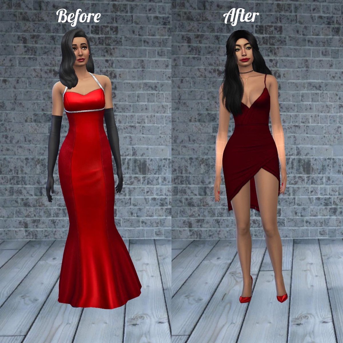 amanda_macabre's tweet photo. First attempt at a Bella Goth makeover. ✨💄✨
#TheSims #Sims4 #TheSims4 #Sims #ShowUsYourSims #BeforeAndAfter #Makeover #CCMakeover #SimsTok #Simstagram #BellaGoth #Sims4CC #MaxisMatch #CustomContent #Sims4CAS #CASChallenge #Sims4Makeover #MMCC #Sims4MM #Simmer #BlackSimmer https://t.co/Q4wPAsSzeP