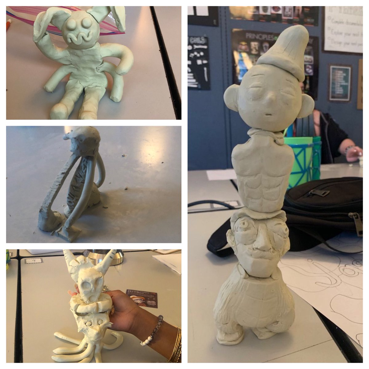 Day 1 Clay 1 Ss <a href="/ChesapeakeHS/">ChesapeakeHS_BCPS</a> Exquisite Corpse 3D! <a href="/RTwentey/">Ryan Twentey</a>