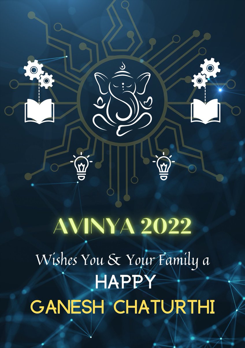 Avinya2022's tweet photo. Avinya 2022 Wishing you a Happy Ganesh Chaturthi. #Avinya2022 https://t.co/FTvOAy8jqx