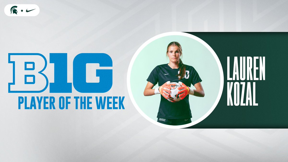 MSU_wsoccer's tweet photo. B1G week from some B1G names💪

Congrats to Lauren and Courtney on being named @B1GSoccer Players of the Week!⚽️🟢⚪️

#GoGreen https://t.co/mEjDNWTK9x