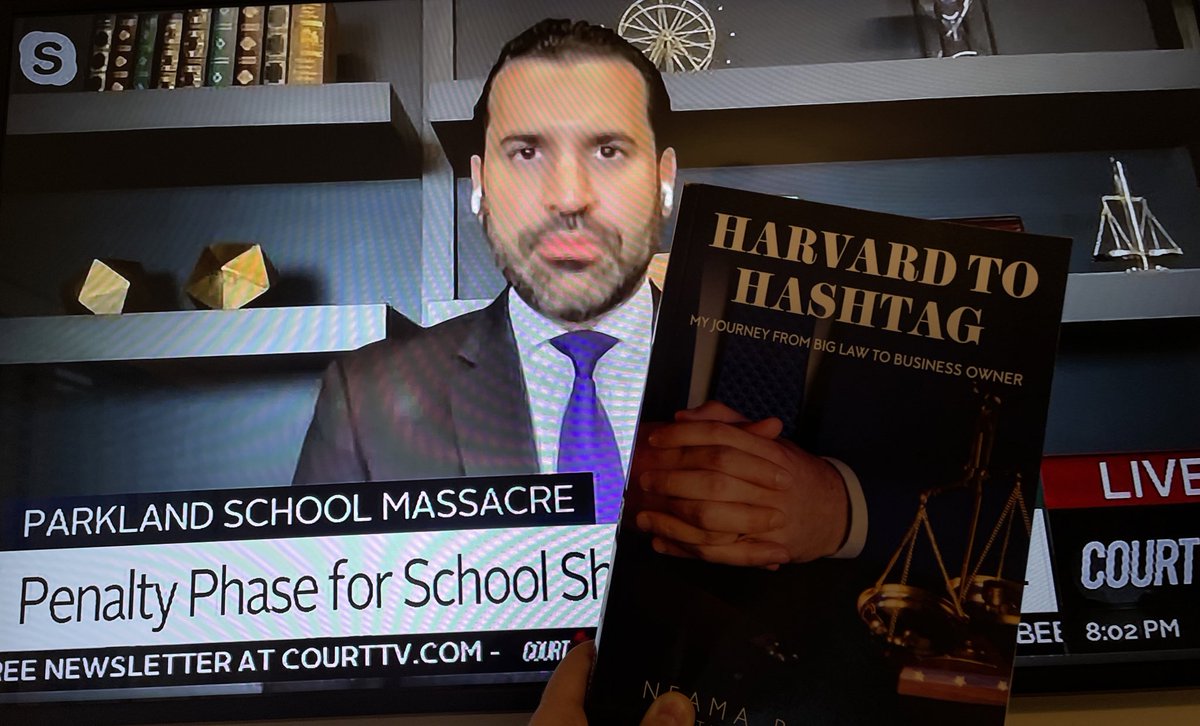 imadriienne's tweet photo. have you been reading #HarvardToHashtag? i haveπ€ππ€
@NeamaRahmani on @CourtTV tonight with @MattJohnsonNEWS ππΌππΌ https://t.co/eaCK1qZyPv