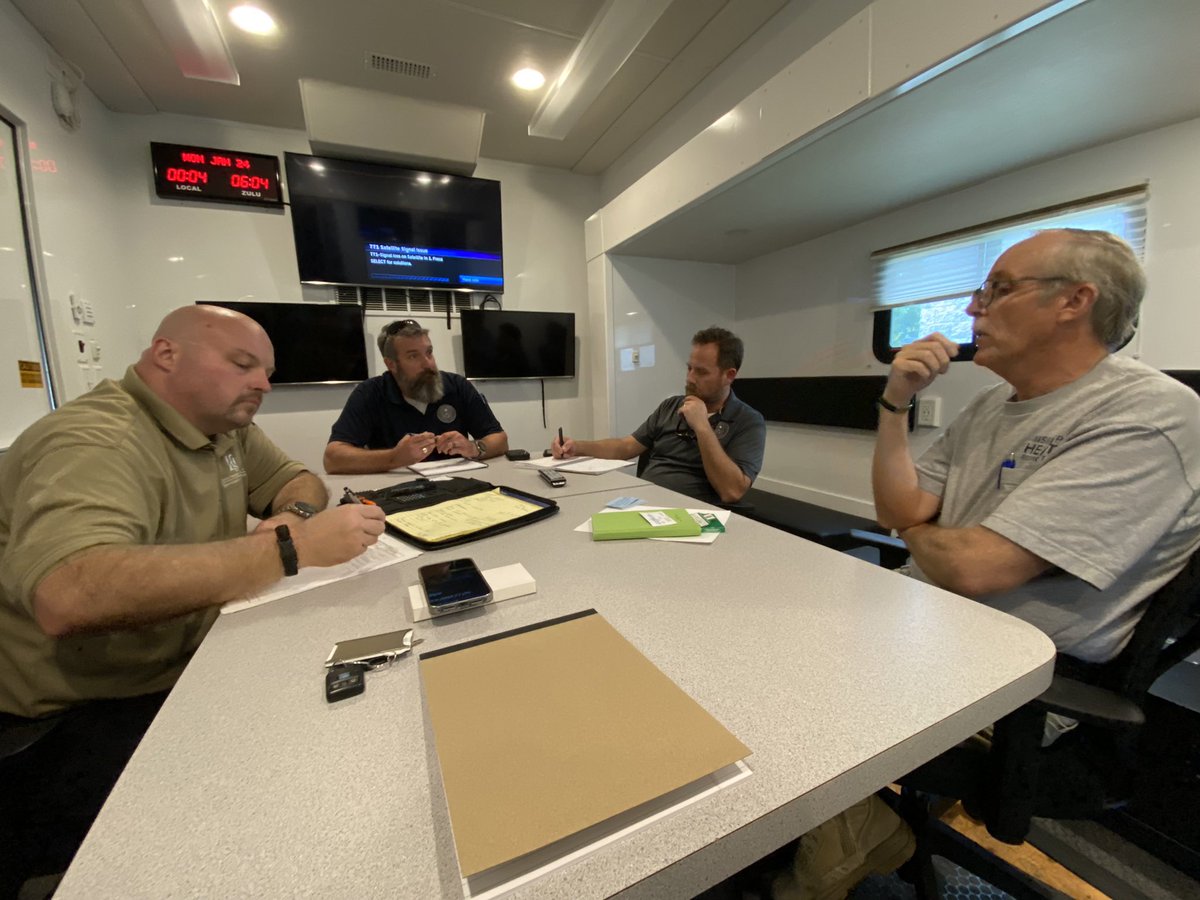 The <a href="/msdh/">Mississippi State Department of Health</a> Mobile Command Center is up and operating. It's been a very busy day in the water crisis response.

We are strategizing water distribution center locations and fully assessing the OB Curtis Water Treatment Plant.