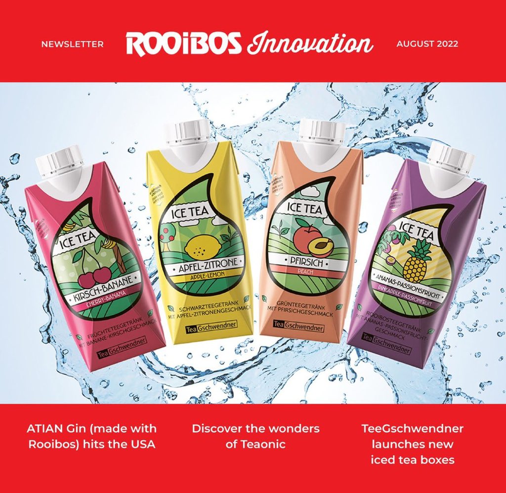In this newsletter, you can read more about a new Rooibos gin that has hit the American market. Find out why this brand chose Rooibos as part of its infusion process. 

Click here: lnkd.in/d6cCaiZQ.