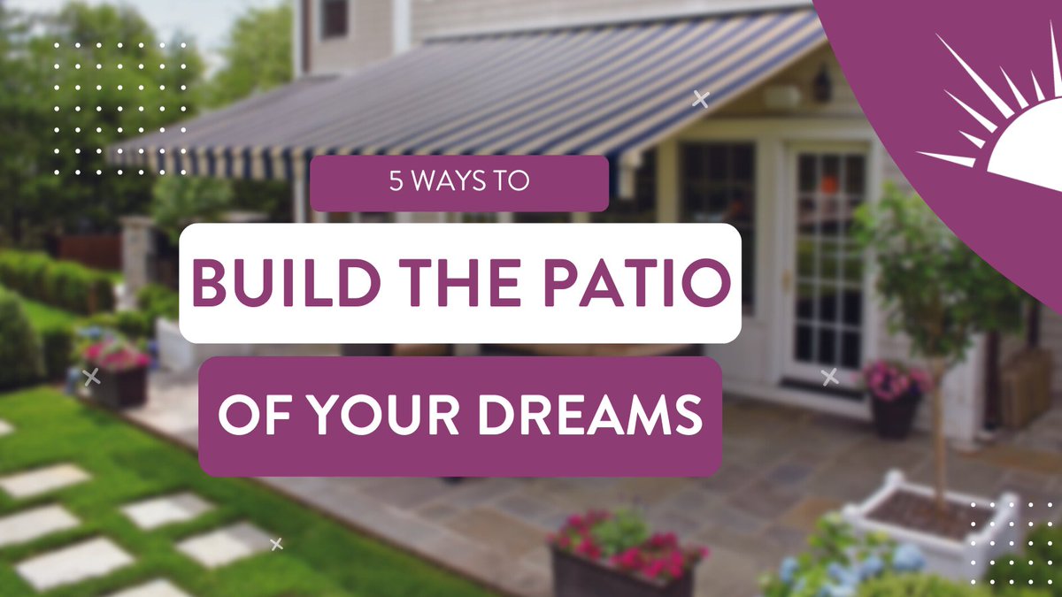 SummerSpaceUSA's tweet photo. 5 Ways to Build the Patio of Your Dreams - https://t.co/PGpLuNxzL2 #SummerSpace #OutdoorLiving #MyBackyard https://t.co/xSycz5b7Z0