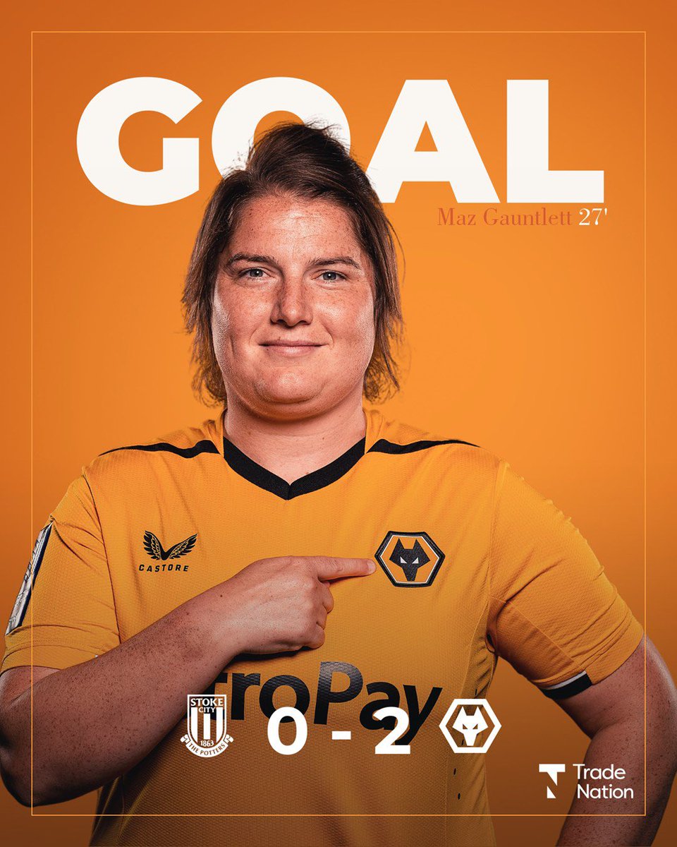 WolvesWomen's tweet photo. 27’| #STO 0-2 #WOL
IT’S TWO @mazgauntlett 🤩
#STOWOL🐺 https://t.co/Hmit5RvK3h