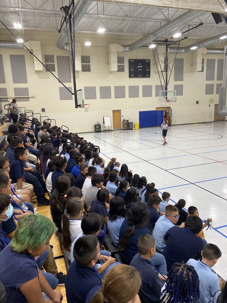 Using the heat advisory indoor recess day to review cafeteria and recess expectations ⁦<a href="/BormanCSD83/">Borman Elementary</a>⁩ ⁦<a href="/PBISRewards/">PBIS Rewards</a>⁩