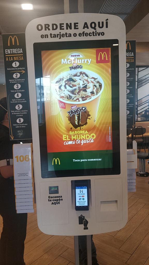 alejma's tweet photo. Que buscamos con la #tecnología optimizar procesos, reducir tiempos, generar fidelización , gran aporte @McDonalds_Ecu https://t.co/MNBC2fl1pJ