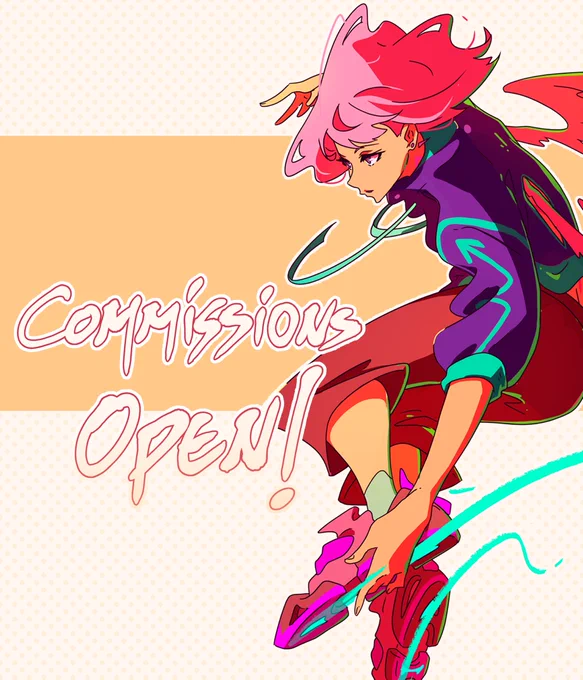Commissions are OPEN!15 slots available!If you are interested DM me~RTs are very appreciated #commissions 